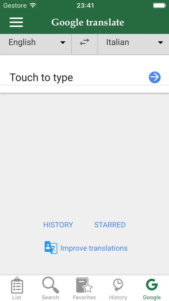 English - Italian Common Phrases Screenshots