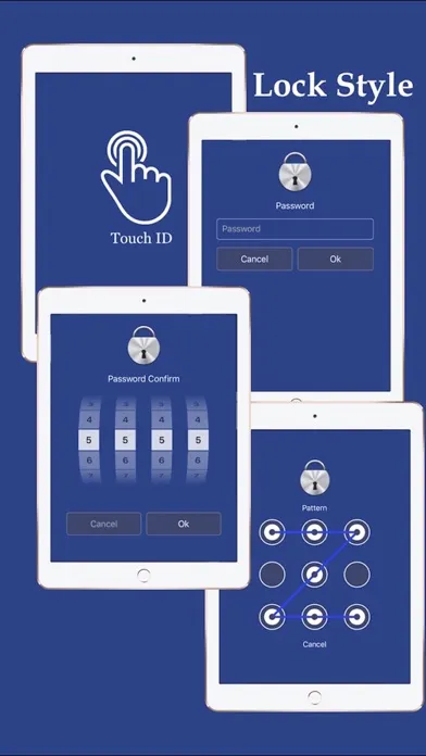 Security Lock System for Facebook - Safe with password locks Screenshots