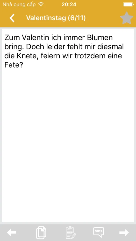 Love SMS (German) - Send emotional message to the family, friends and loved ones.应用截图