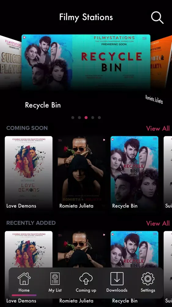Zrzuty ekranu Filmy Stations