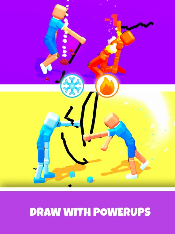 Capturas de pantalla de Silly Duel iPad 