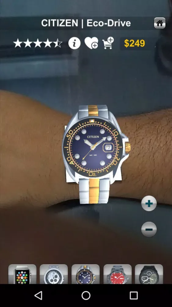 Tangkapan skrin Watch AR Plus