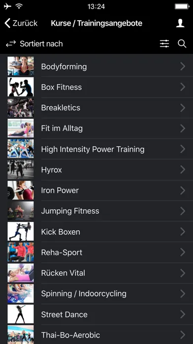BSF topfit e. V. 스크린샷