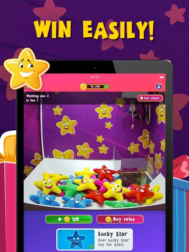 Real Claw Machine - Lucky Star iPad  স্ক্রিনশট