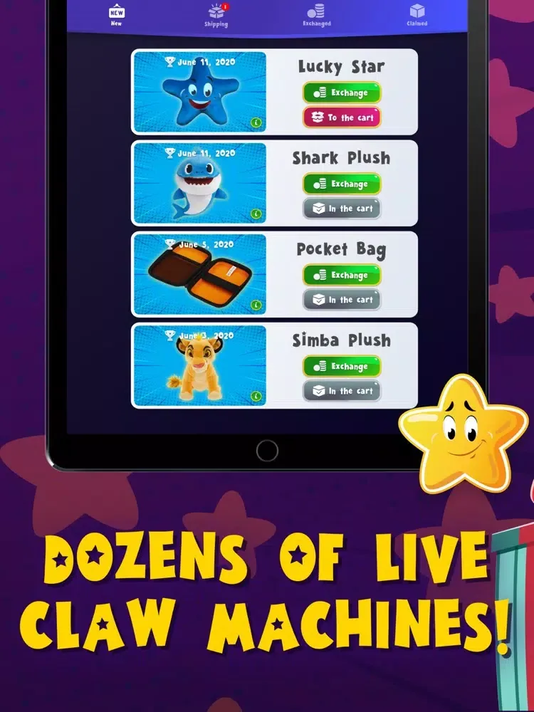 Real Claw Machine - Lucky Star iPad  স্ক্রিনশট
