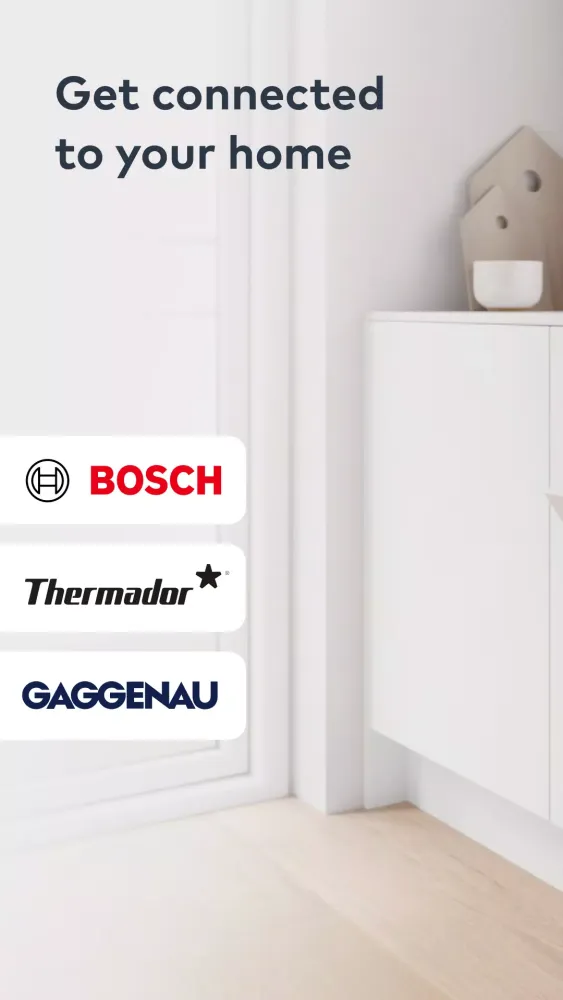 Tangkapan layar Home Connect (America)