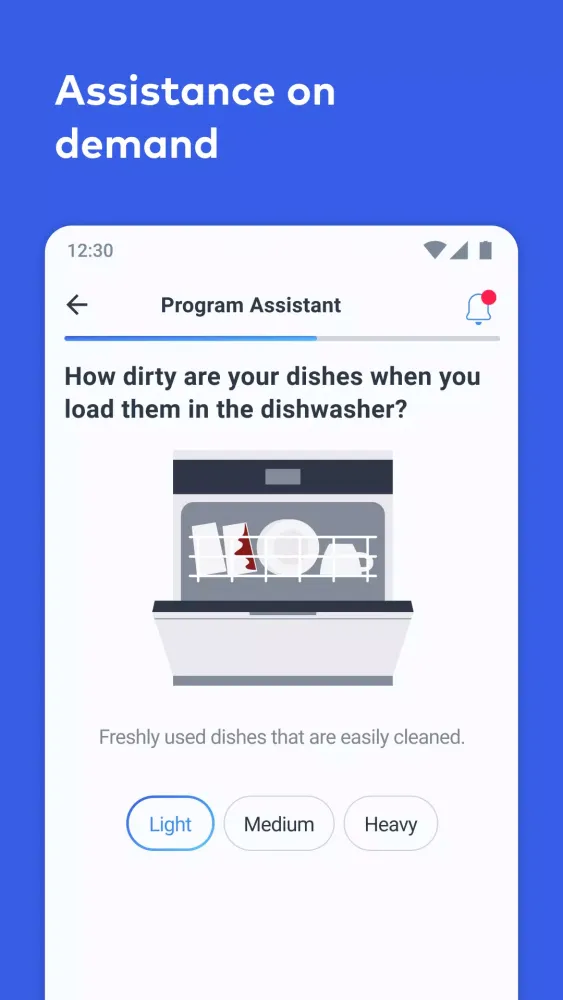 Tangkapan layar Home Connect (America)