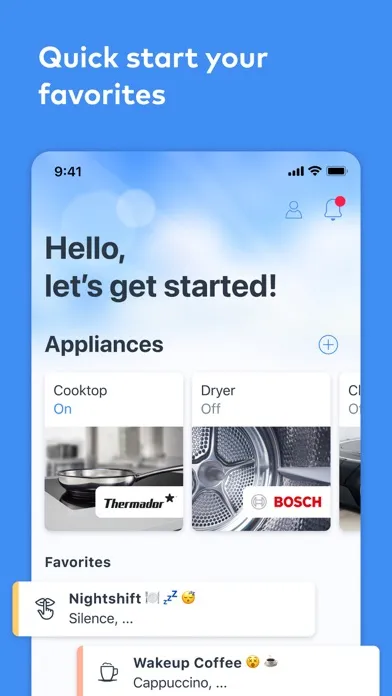 Screenshot di Home Connect (America)