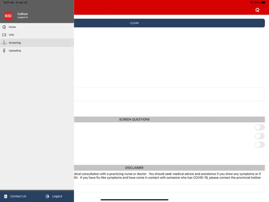 BSI-Auto iPad  スクリーンショット
