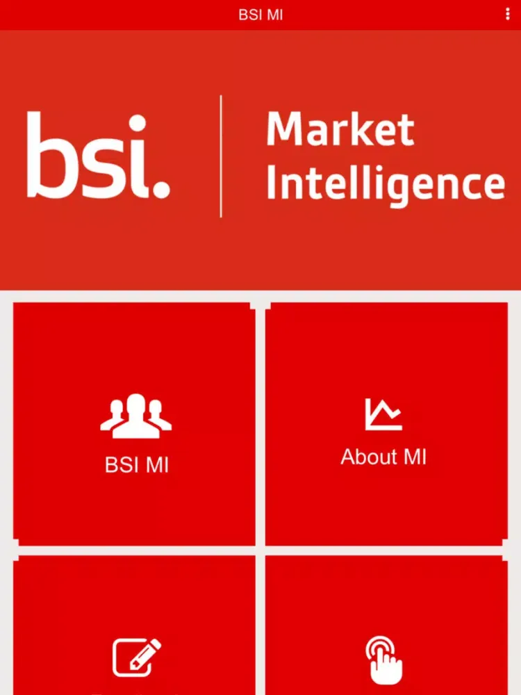 ภาพหน้าจอของ BSI MI App iPad 