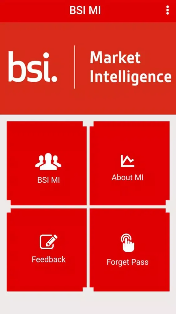 ภาพหน้าจอของ BSI MI App