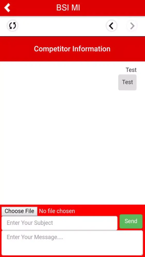 ภาพหน้าจอของ BSI MI App