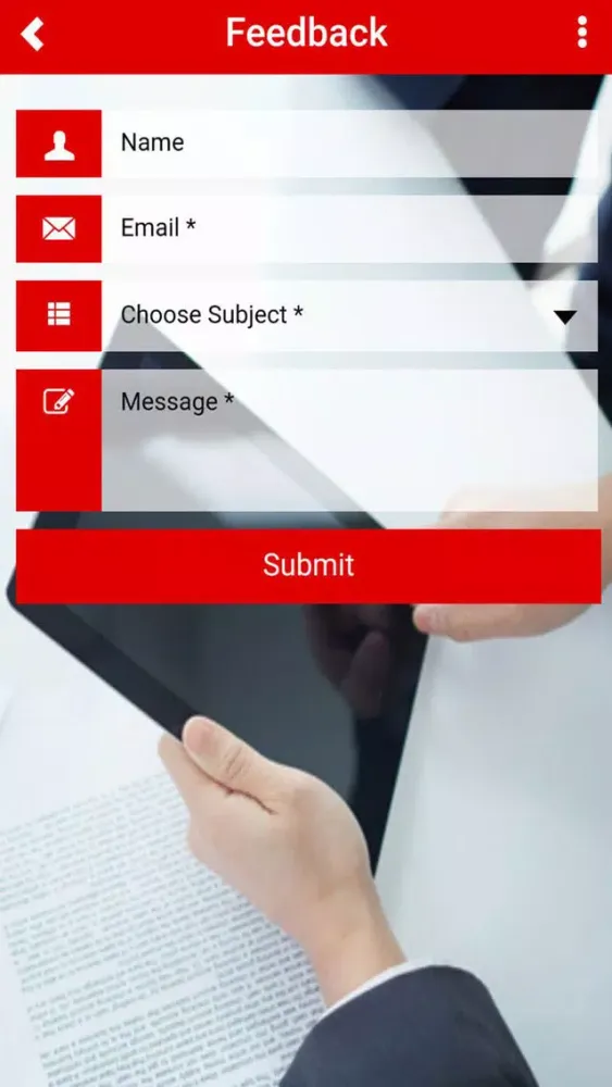 ภาพหน้าจอของ BSI MI App