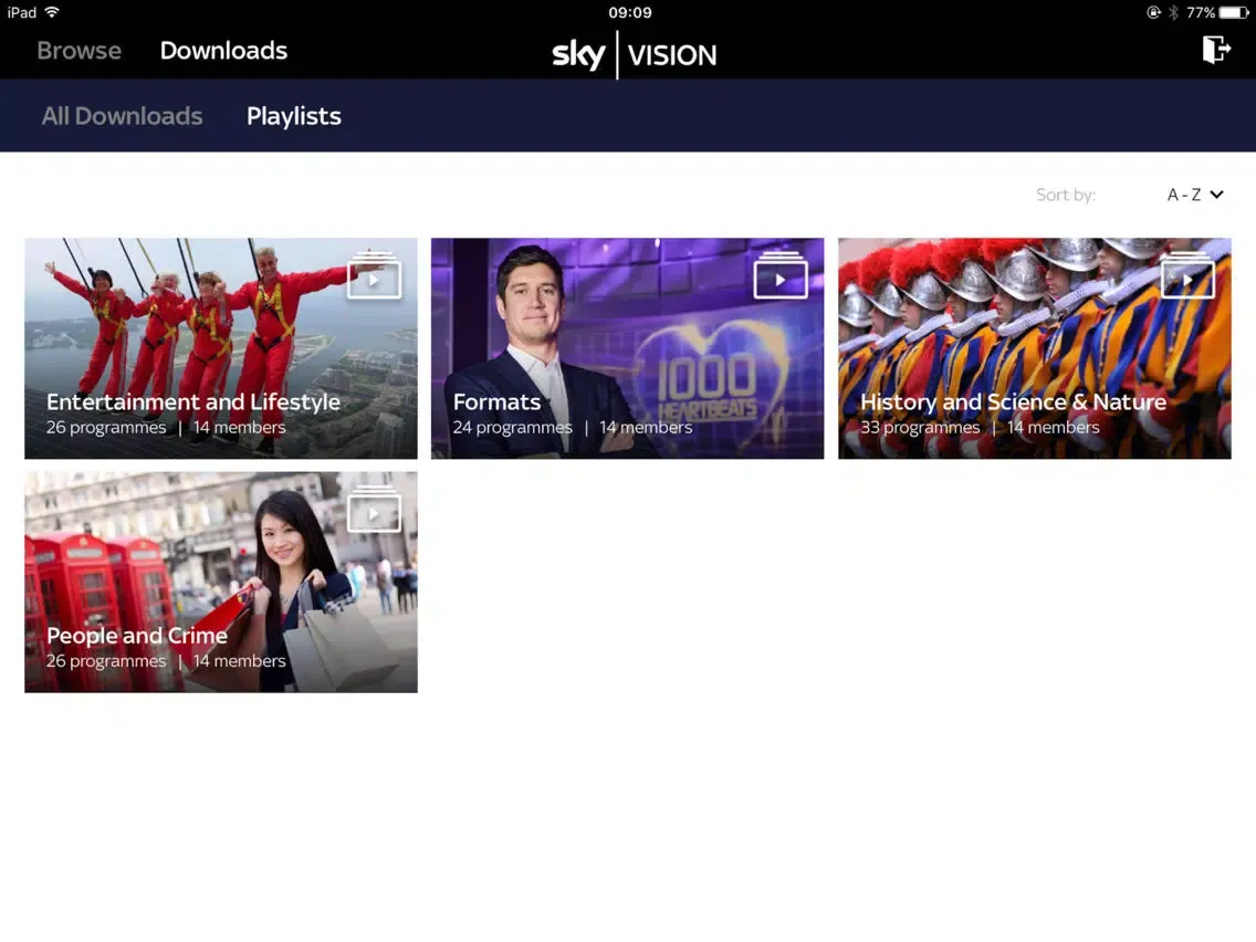 Sky Vision iPad  স্ক্রিনশট