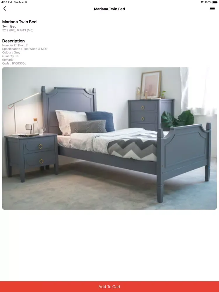 BSL Furniture iPad  Screenshots