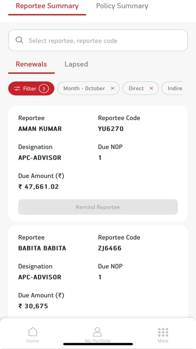 Zrzuty ekranu Service Buddy by ABSLI