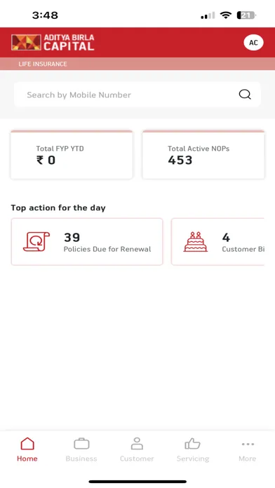 Zrzuty ekranu Service Buddy by ABSLI
