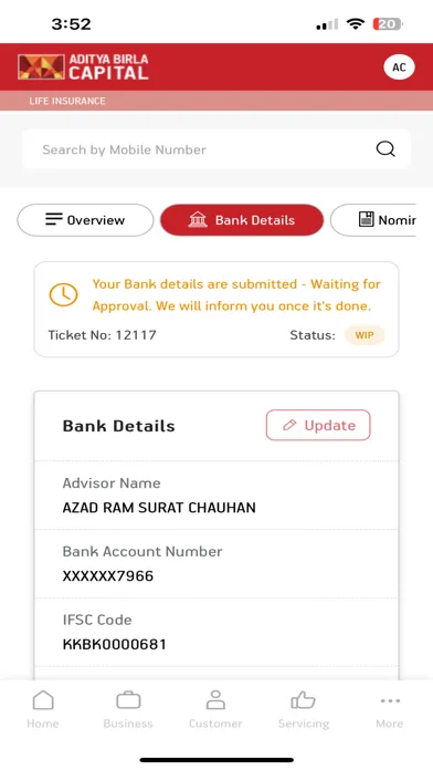 Zrzuty ekranu Service Buddy by ABSLI