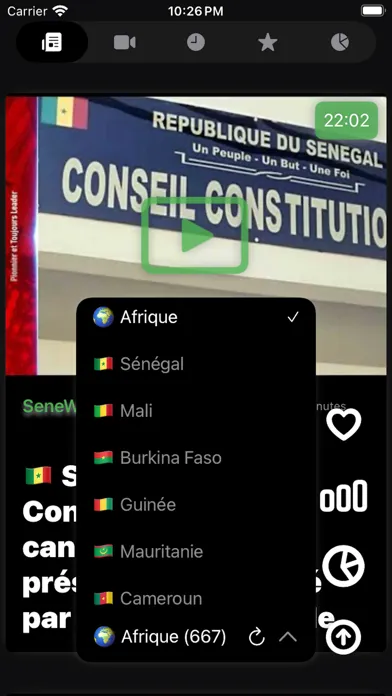 Actu Afrique Pro Screenshots