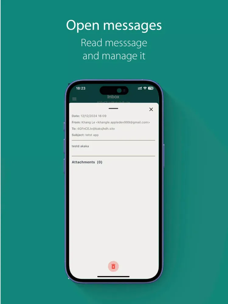Noop Mail - Temporary email应用截图