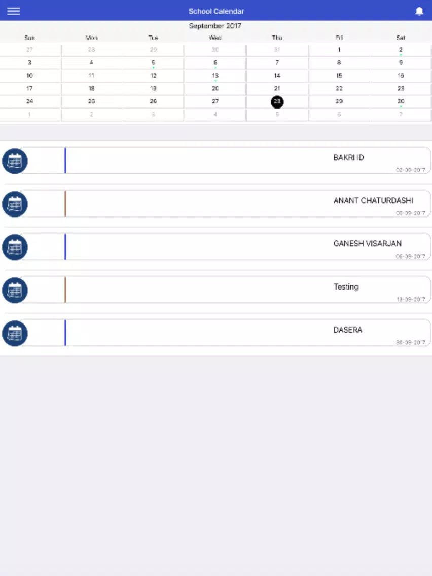 Capturas de pantalla de MES BSM English Medium School iPad 