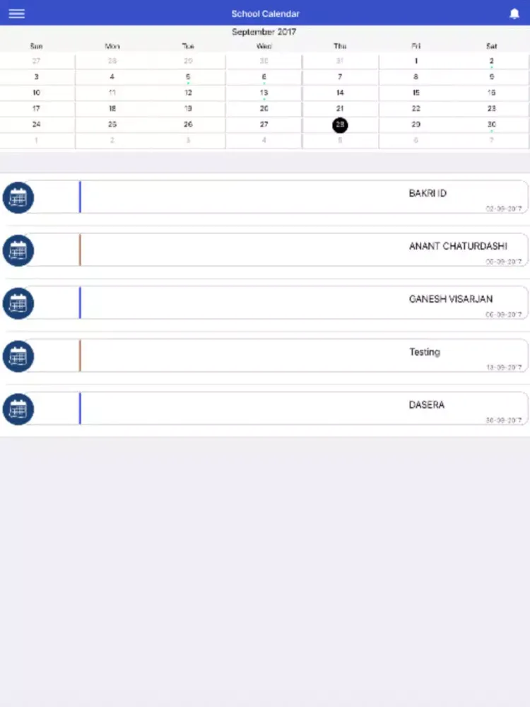 MES BSM English Medium School iPad  스크린샷