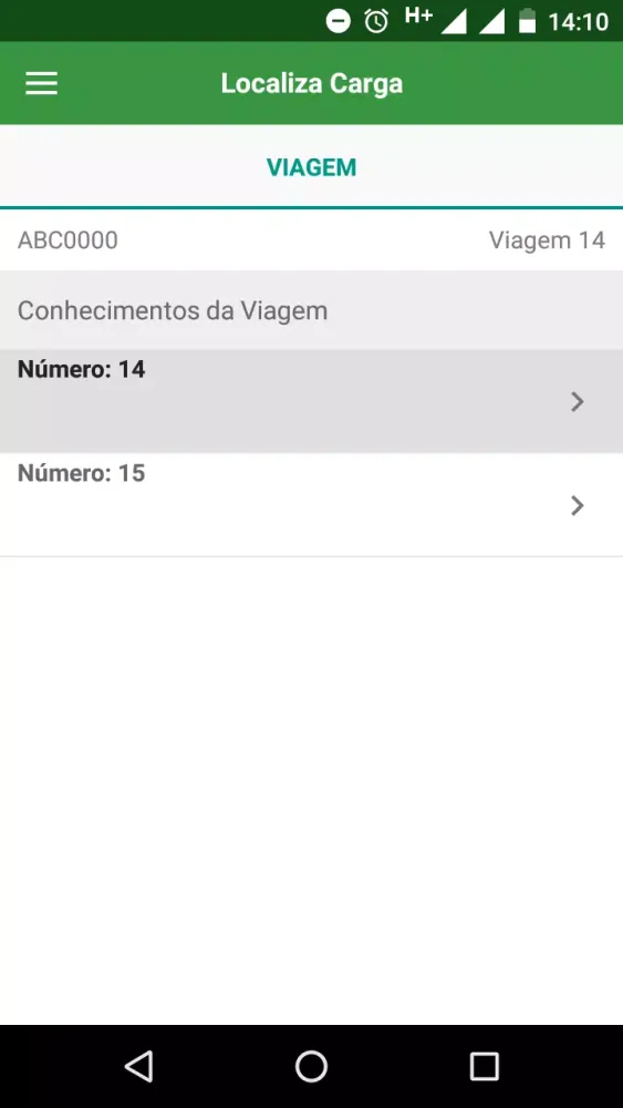Screenshot di Localiza Carga