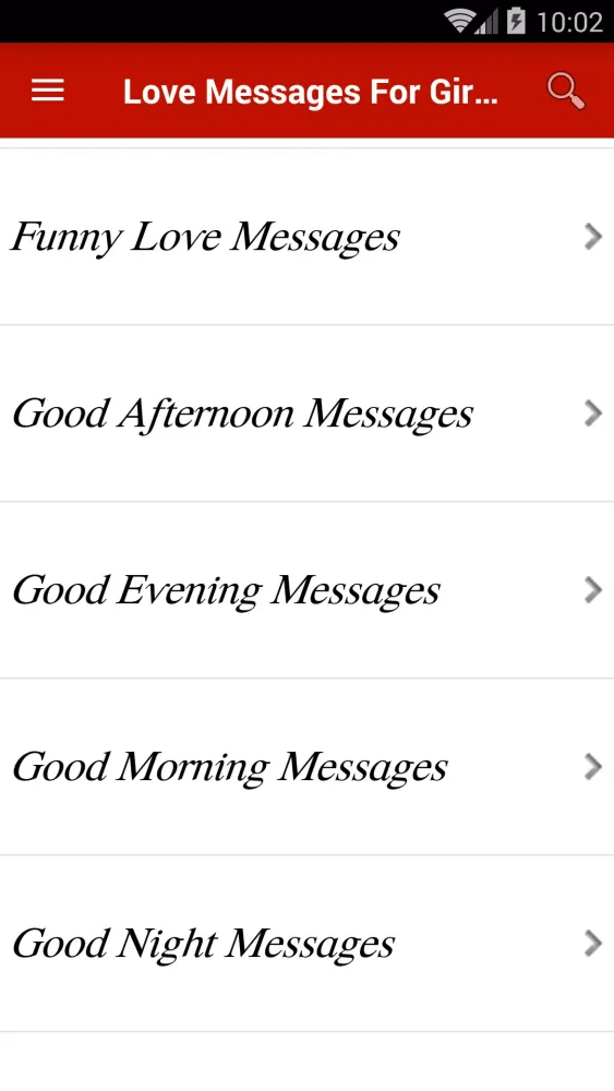 Zrzuty ekranu Love Messages For Girlfriend