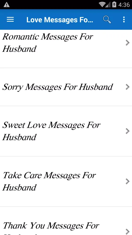 Love Messages For Husband Screenshots