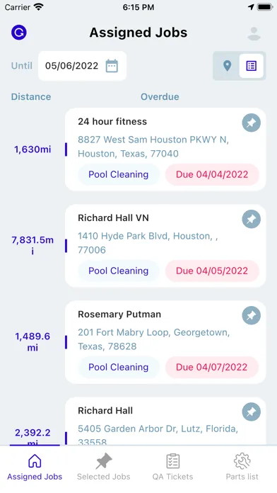 Blue Science Pool App স্ক্রিনশট