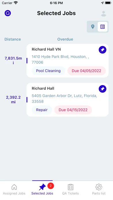 Blue Science Pool App স্ক্রিনশট