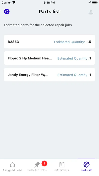 Blue Science Pool App স্ক্রিনশট
