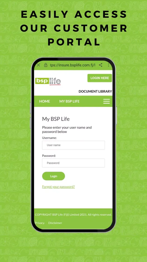 BSP Life Fiji Screenshots
