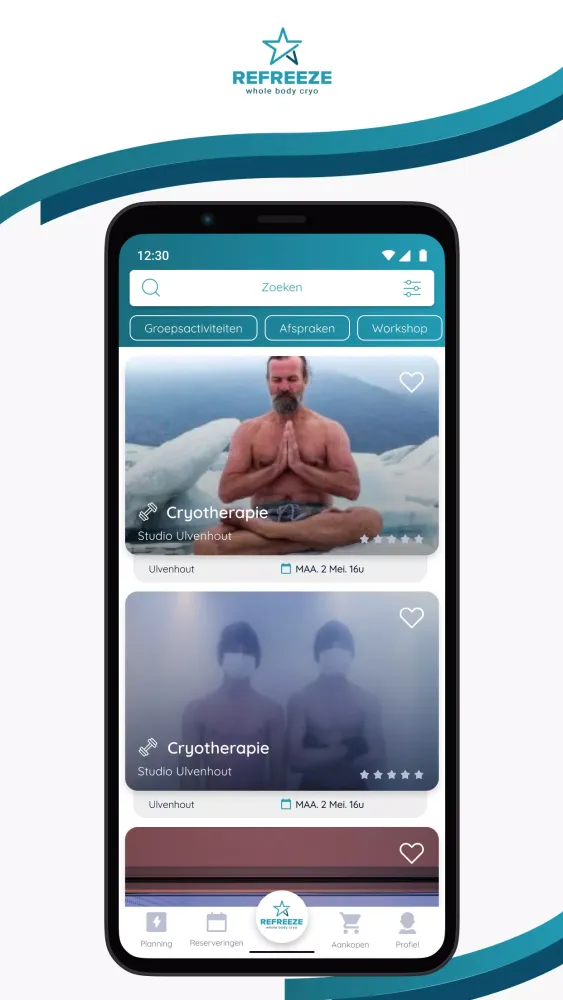 Refreeze Cryotherapie應用截圖