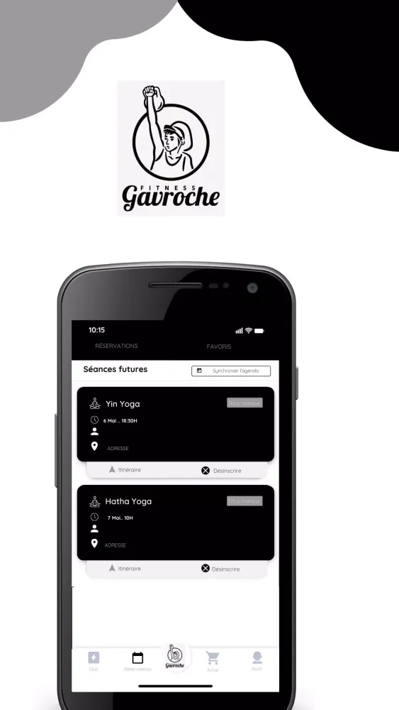 Gavroche Fitness应用截图