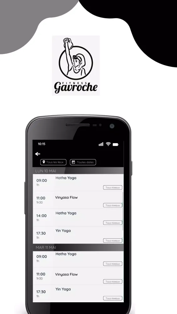 Gavroche Fitness应用截图