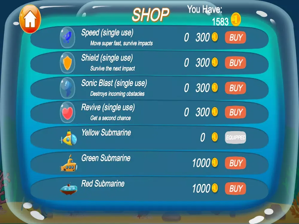 Deep Water Adventures iPad  স্ক্রিনশট