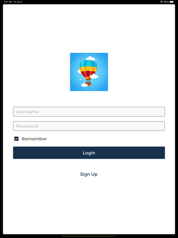 Ảnh chụp màn hình của EASA Balloon Logbook iPad 