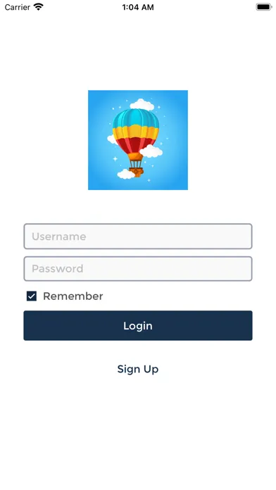 Ảnh chụp màn hình của EASA Balloon Logbook
