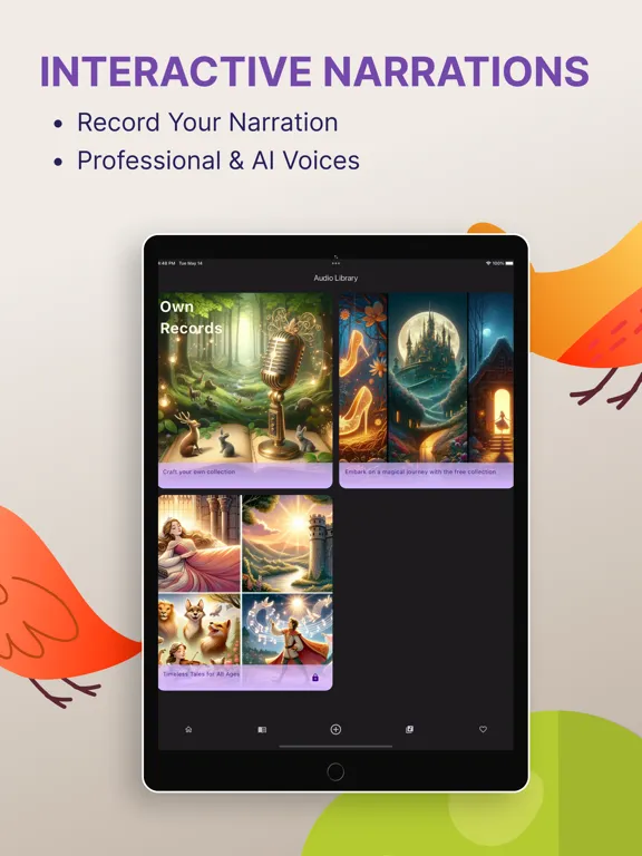 Fairy Tales World: Kid Stories iPad  Screenshots
