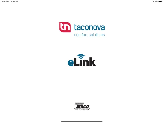 Taconova eLink iPad  Ekran Görüntüleri