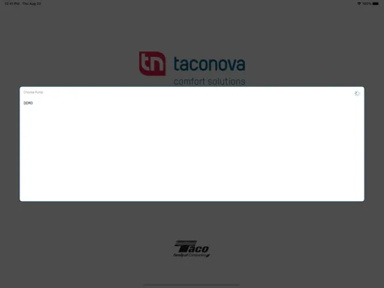 Taconova eLink iPad  Ekran Görüntüleri