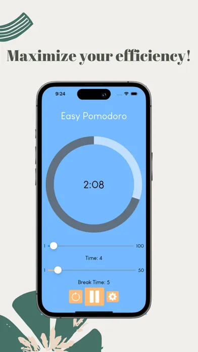Ảnh chụp màn hình của Easy Pomodoro - Pomodoro Timer