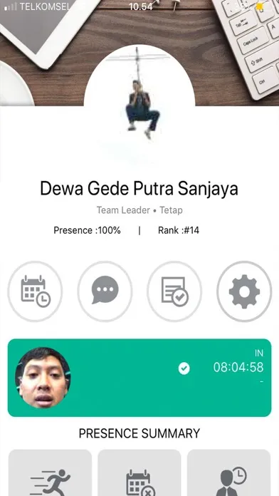 ภาพหน้าจอของ SmartPresence Employee Office