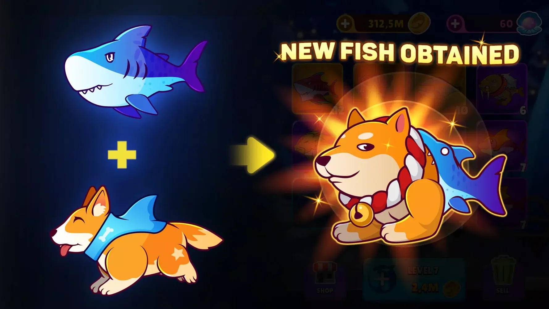 Merge Fish Eater.io Screenshots