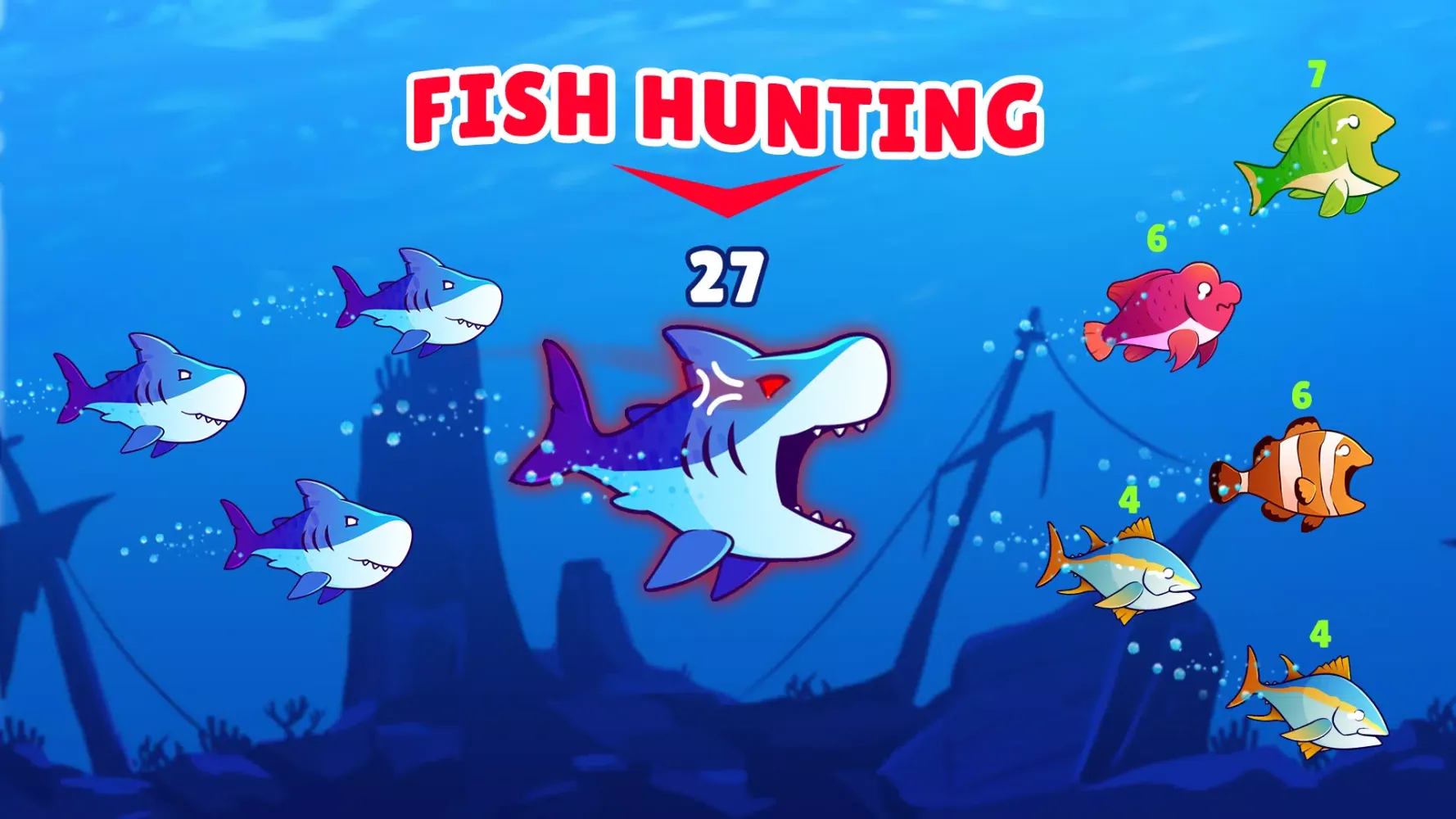 Merge Fish Eater.io Screenshots