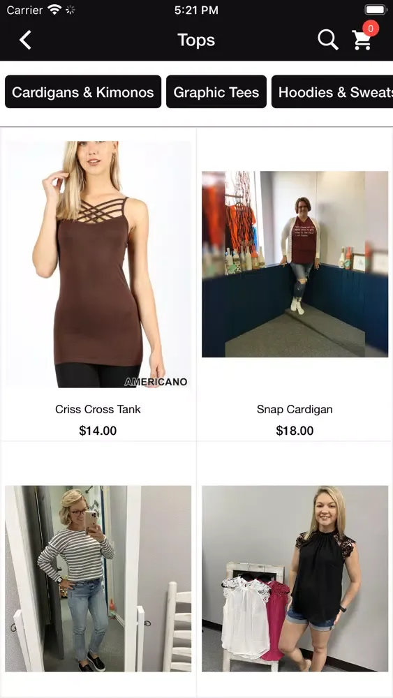 Capturas de tela do Bs Uptown Boutique