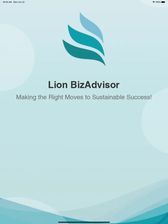 ภาพหน้าจอของ LionBizAdvisor iPad 
