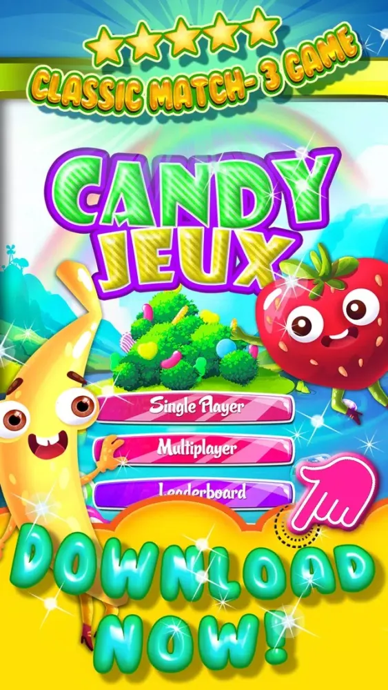 Captures d'écran de Jeux de Jewel Candy Edition de Noël 2016 - Cool Jeu de Logique Amusant Pour les Enfants Gratuit