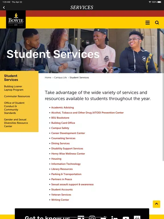 BSU VIP iPad  Screenshots